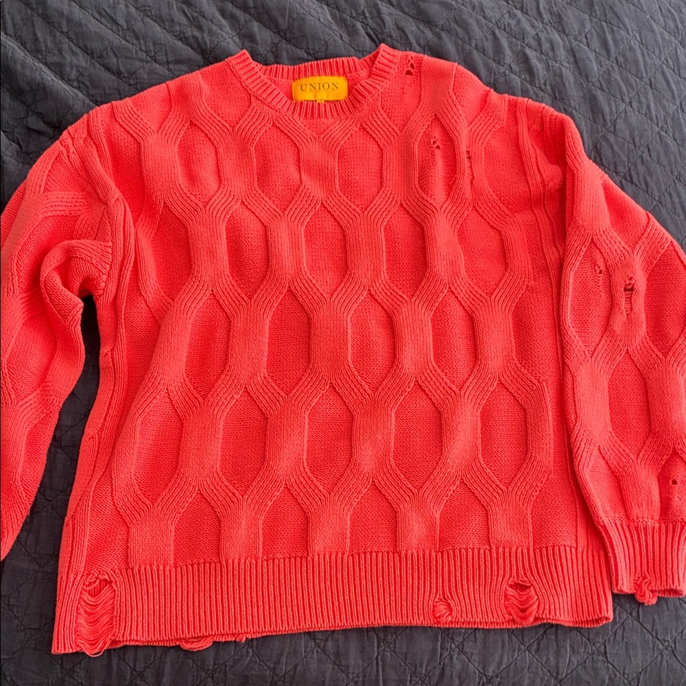 UNION LA Coral Crewneck Knit Sweater